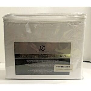 NIB Danjor Linens Platinum 1800 Collection White 6pc‎ Sheet Set - Full